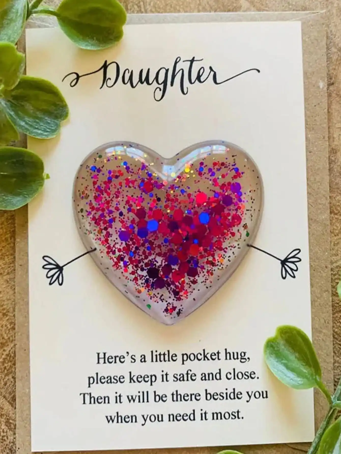 1pcs Pocket Hug Heart Gift for Mom Grandma Aunt Birthday Mothers Day Gifts for Wife Anniversary Wedding Gift for Girlfriend