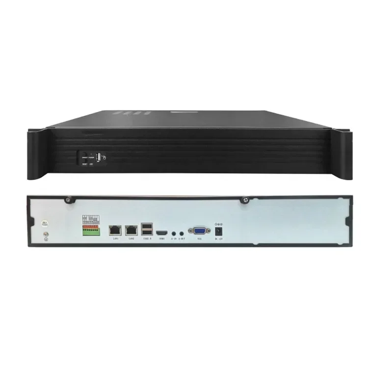 บันทึกวิดีโอเครือข่ายการตรวจจับใบหน้า nvr poe 4k 36ch 64 ช่อง 128 ch