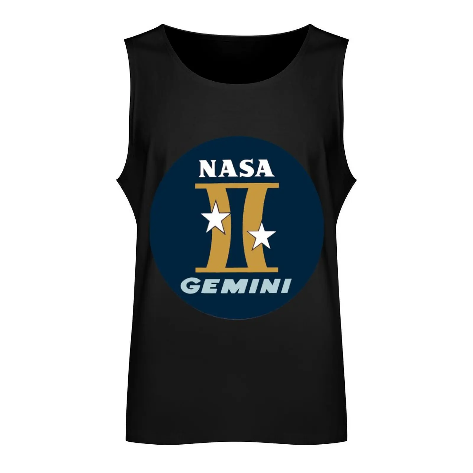 Project Gemini Program Logo Tank Top Men's summer vest bodybuilding Sleeveless men T-shirt sports