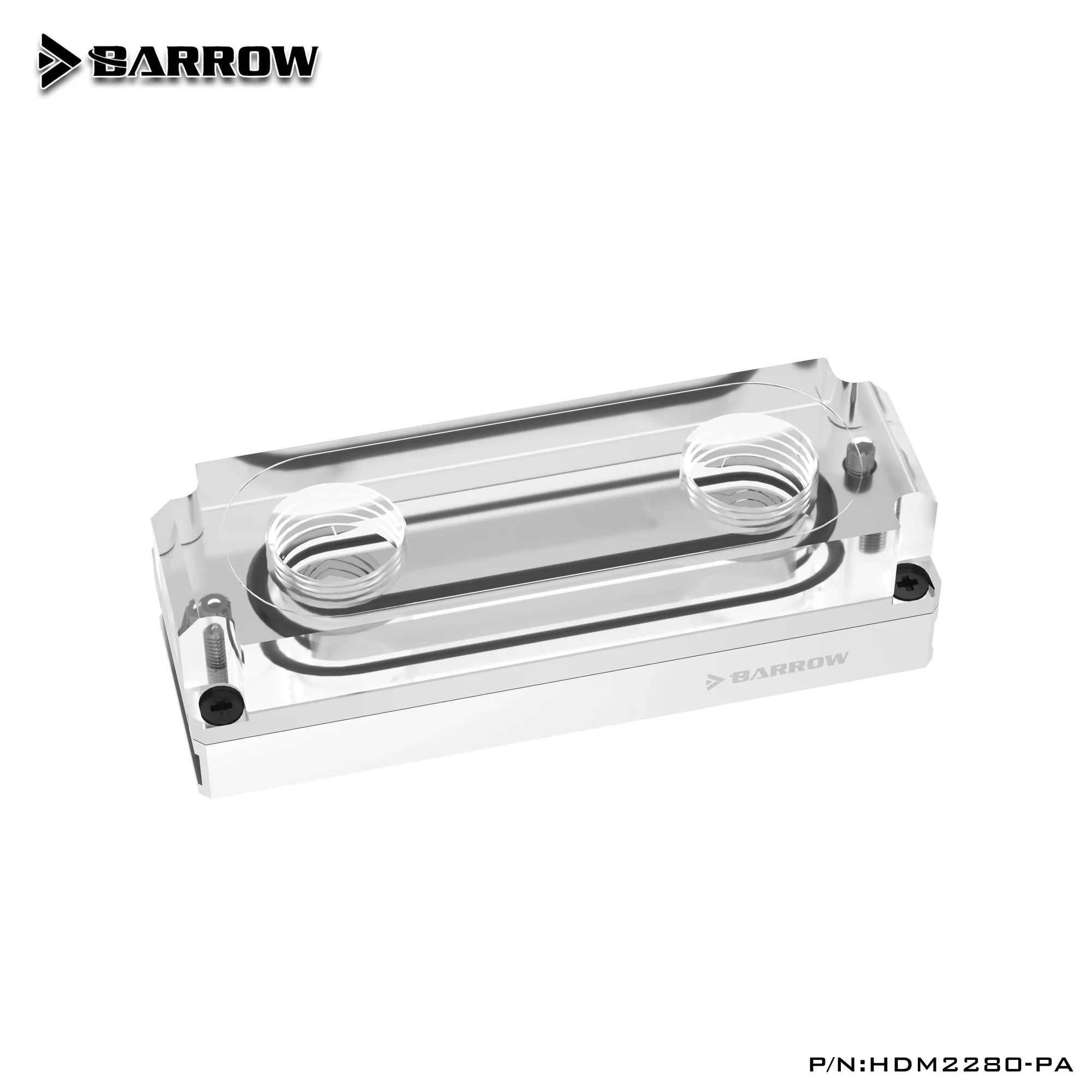 Barrow Use for 2280、22110PCIE SATA Brass Material M.2 Block Water Cooling System Radiator HDM2280-PA