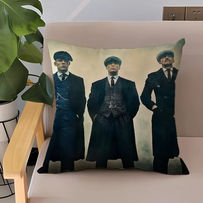 Tommy Shelby Decorative Pillows for Sofa Pillow Cover Children's Cushion Pillowcases 40x40 Cushions Short Plush Pillowcase 45*45