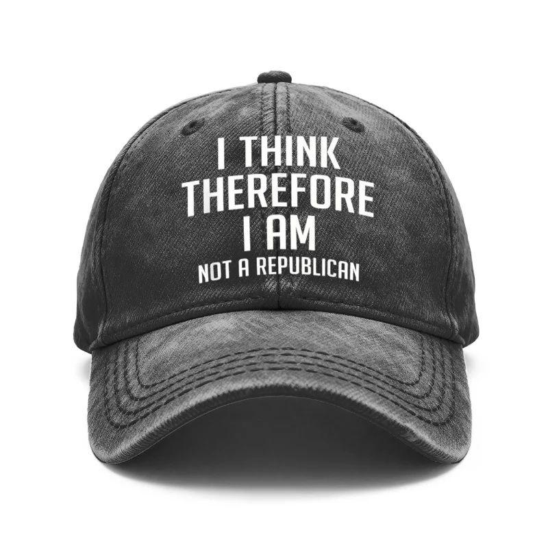 1 Vintage Washed Baseball Cap, Unisex Style - Adjustable Neutral Hat with the Phrase 