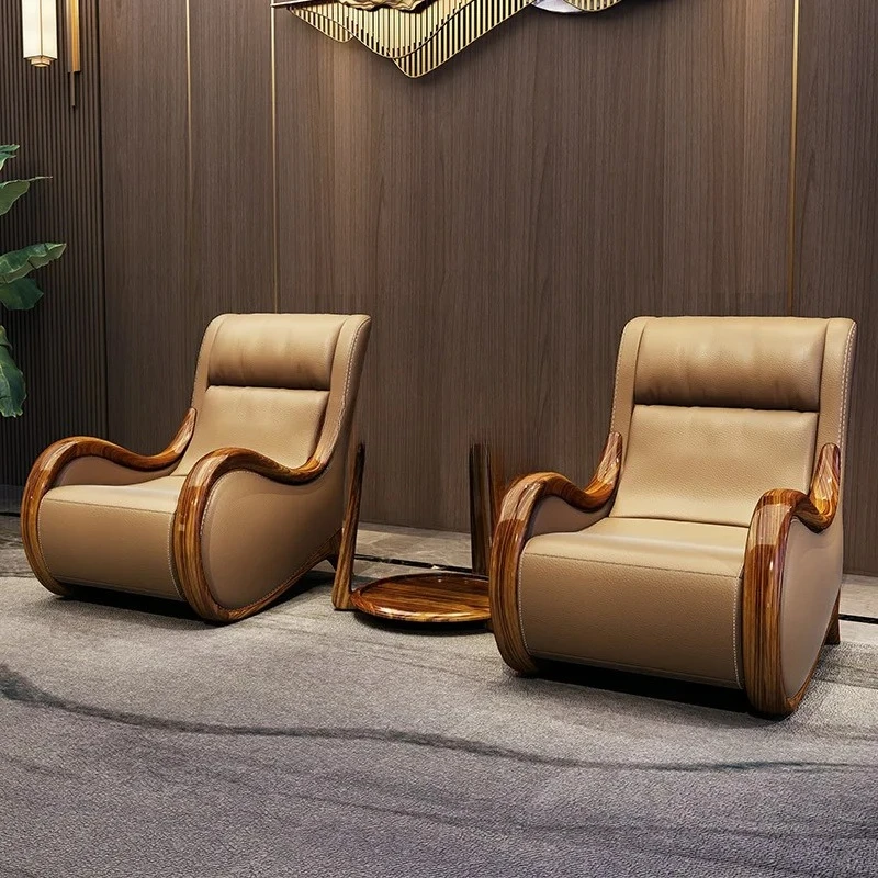 

Современный новый китайский стул для отдыха из черного дерева, одиночный диван