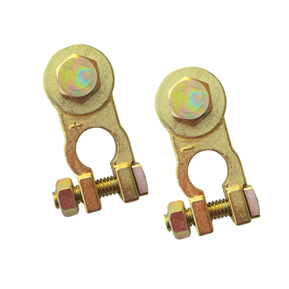 

1 Pair Car Terminal Thickened Sturdy High Temp Casting Corrosion Resistant Positive 17-19Mm Negative 15-17Mm Adapter Auto