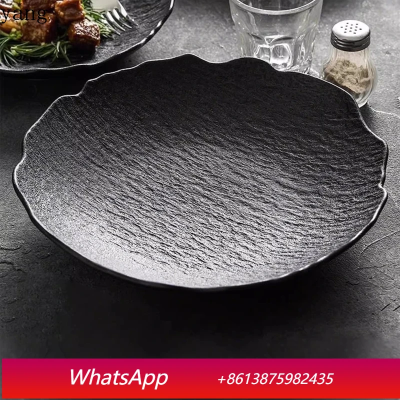 

LMM Household Steamed Egg Deep Plate Premium Ceramic Steamed Plate