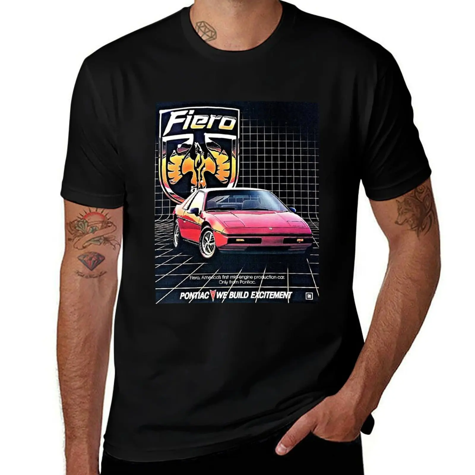 

Fiero Car T-Shirt boys animal print baggy shirts men graphic t shirts
