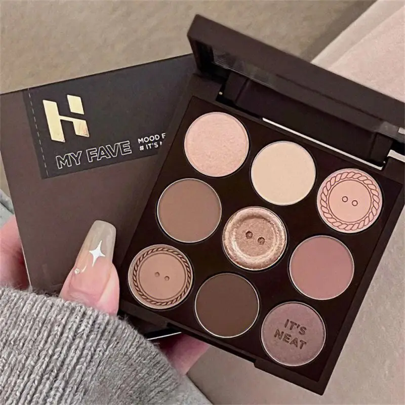 Versatile Eye Shadow Palette Smooth Desaturated Eyeshadow Palette Fashion Deep Oatmeal Earth Tones Eyeshadow Palette Eye Makeup