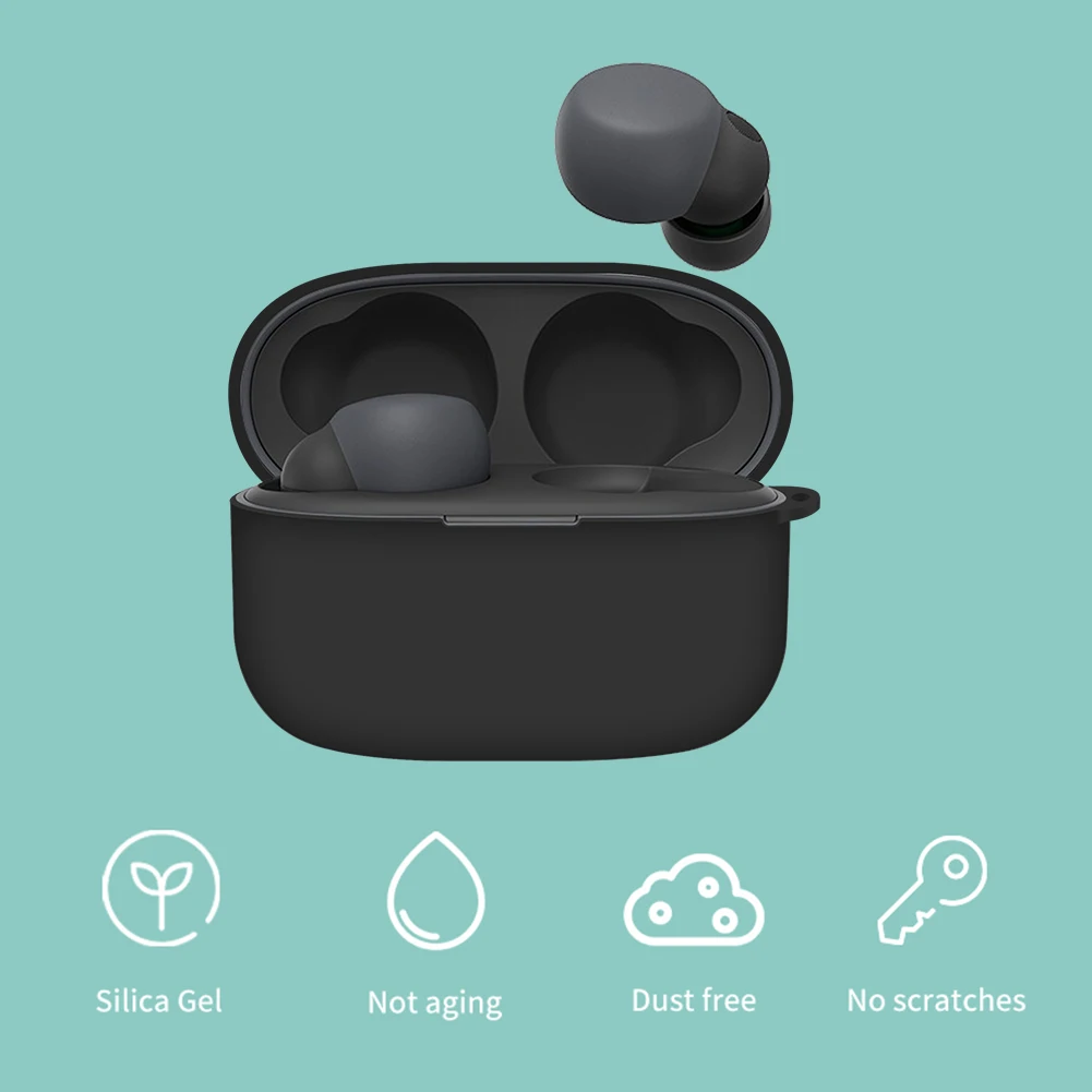 Capa de fone de ouvido de silicone macio portátil para sony linkbuds s WF-LS900N tws capa de fone de ouvido sem fio acessórios de proteção