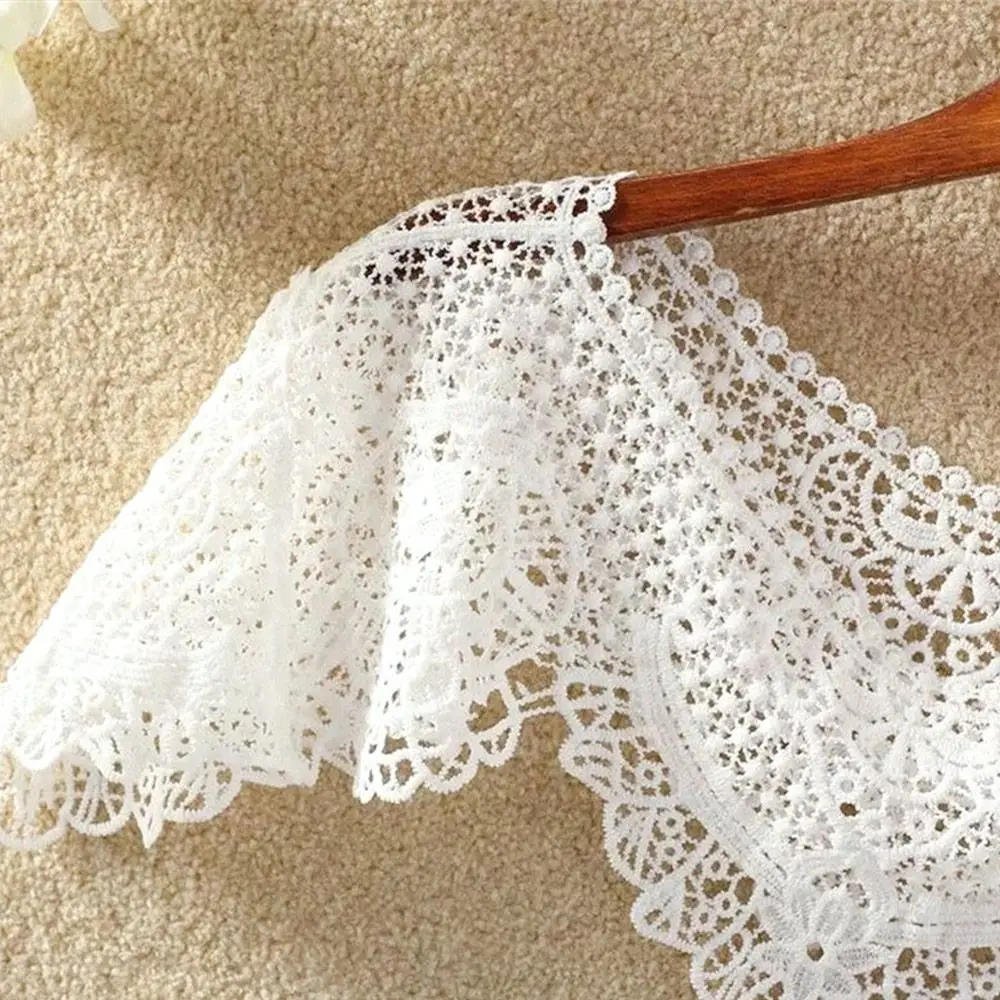 Air-conditioned Room Shawl Pure Color Lace Shawl Lace Hollow Out Shawl Blouse Shoulders Scarf Spring Autumn