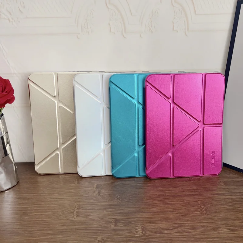 

Suitable for AppleipadProtective case laserYFold10Tablet protective caseiPad7/8/9Flip cover with pen slot