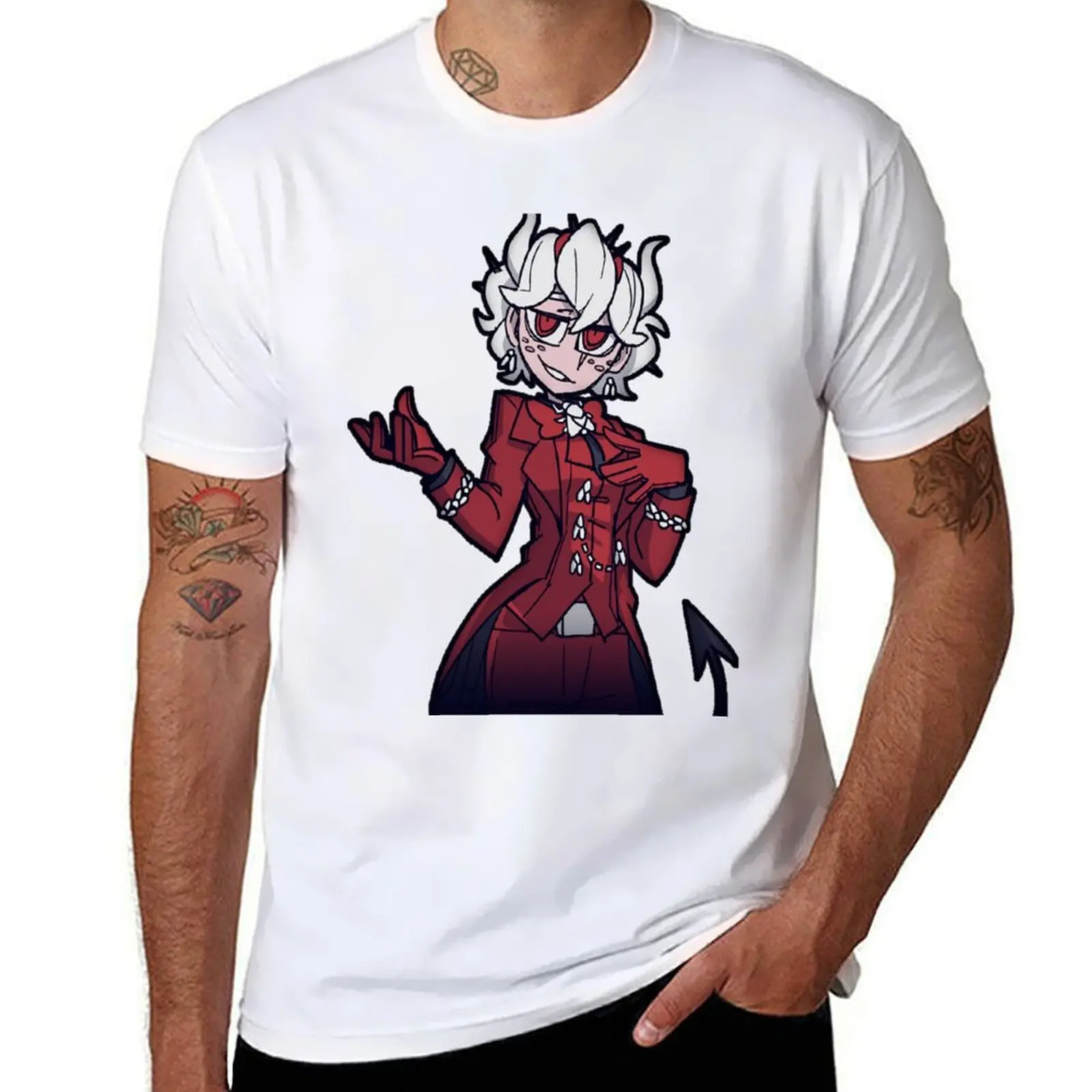 

Beelzebub, The Great Fly -Helltaker- Stickers/Shirts/More T-Shirt printed t shirts for man t shirts for man cotton soft T-Shirt