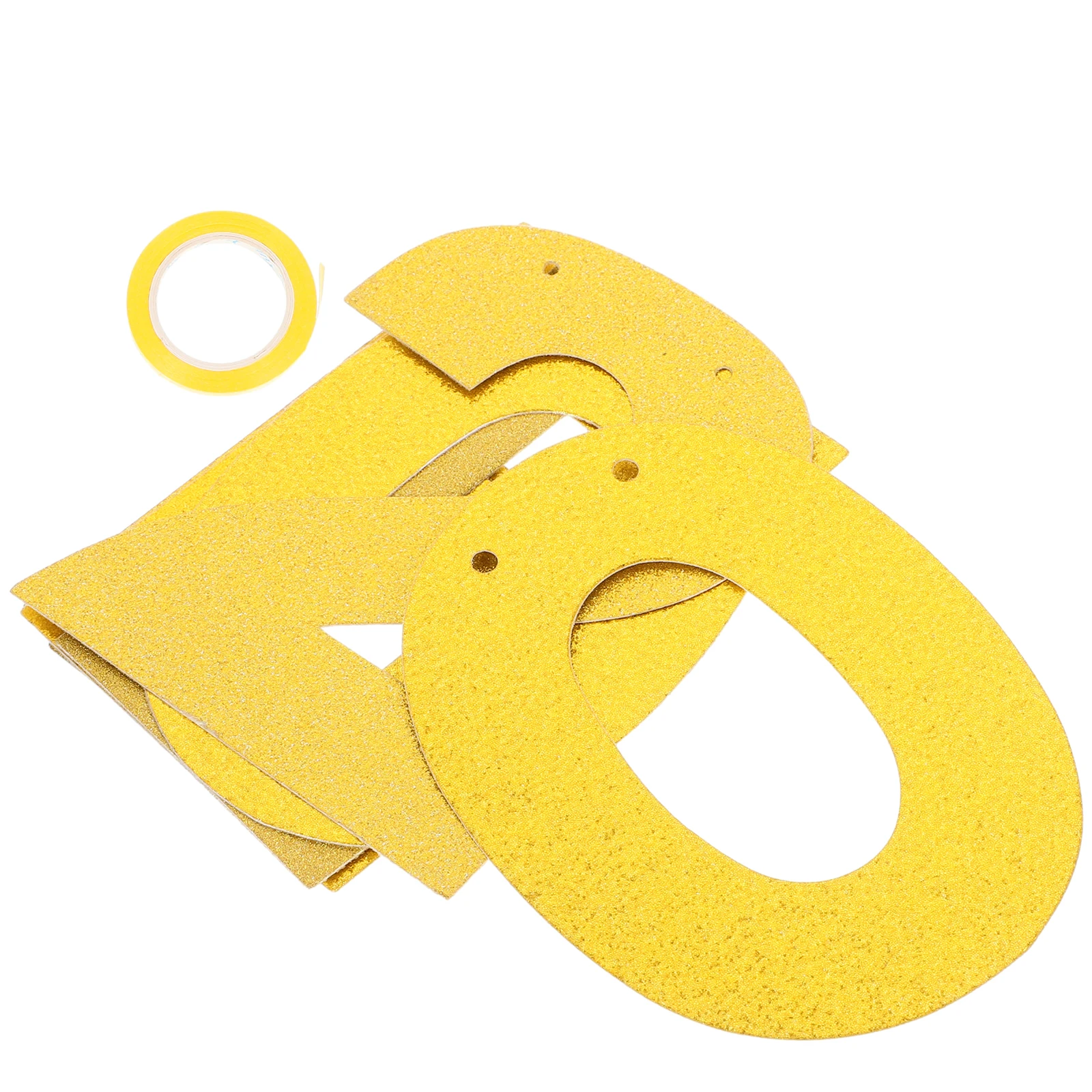 

1 set Birthday Banner Decorations Golden Hanging Garland Party Supplies Festival Wall Decoration Window Bunting Celebration Sign