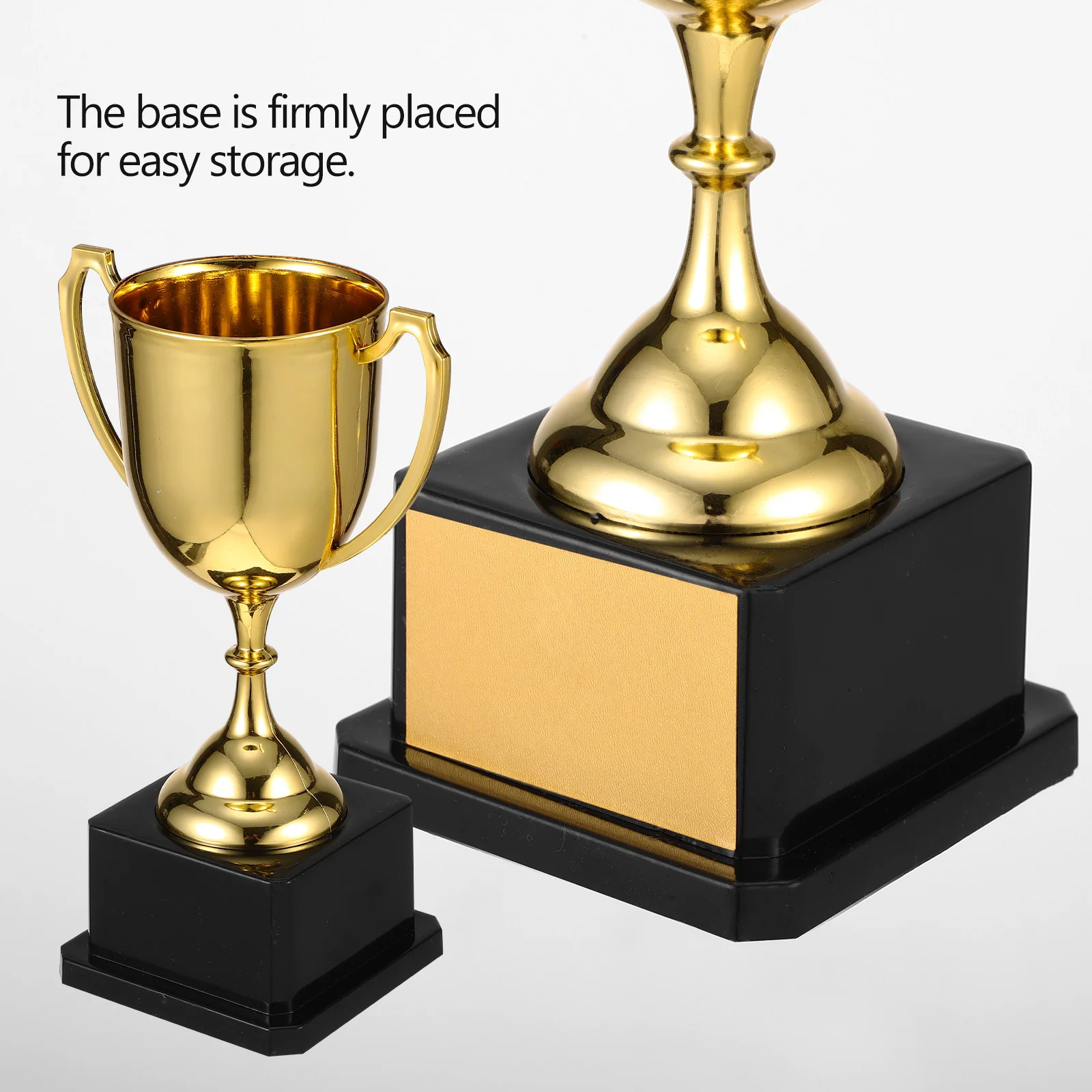 Gold Trophy with Foil Game Reward Prize Celebration Awards For Games Winner Trophies Sports Party Mini