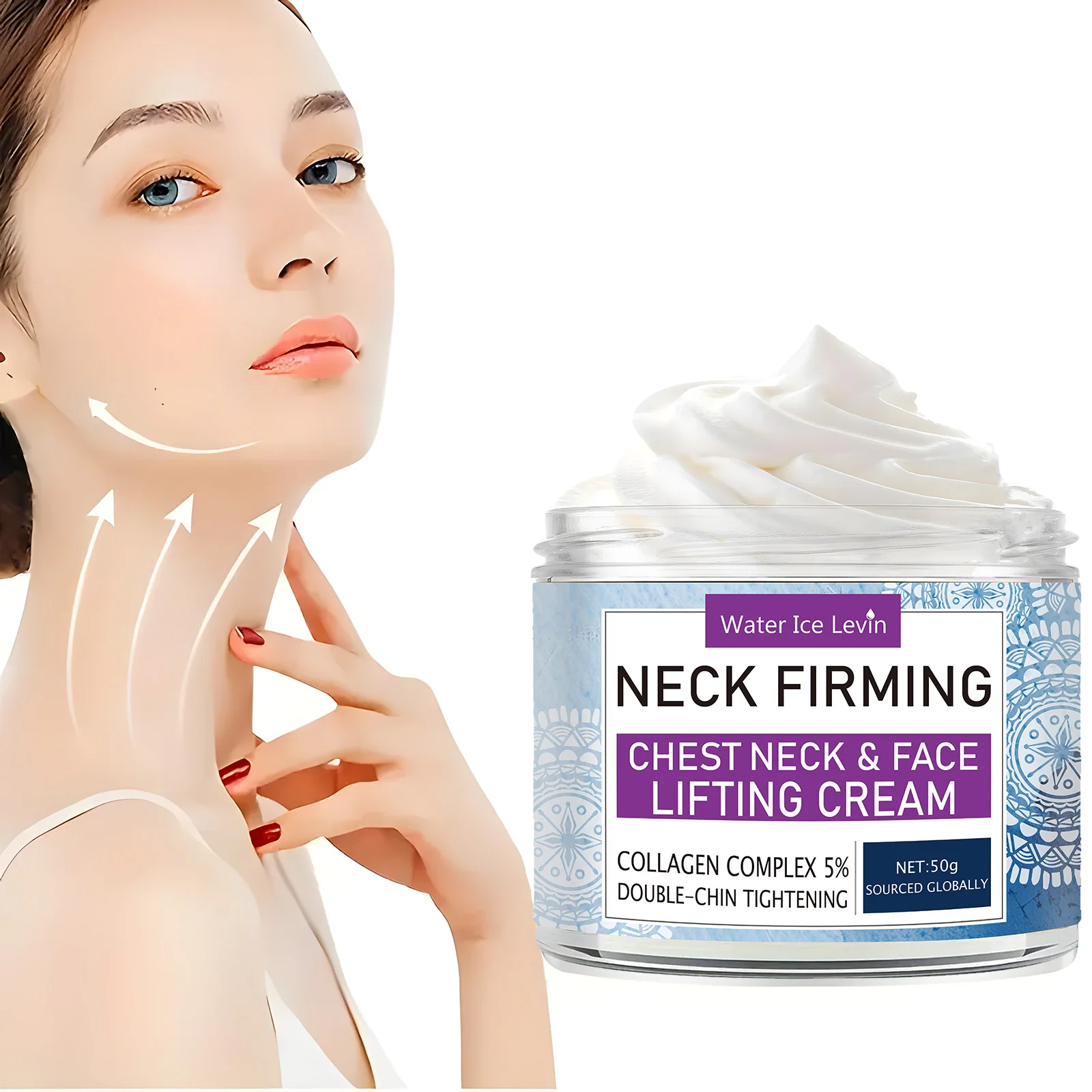 Neck Cream Eliminate Neck Wrinkle Lines Lifting Whitening Tighten Double Chin Anti-age Rejuvenation Skin Care Product