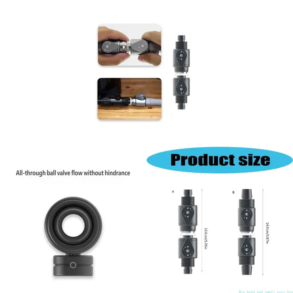 581C Canister Hose Connectors Gate for Routine Aquarium Maintenance