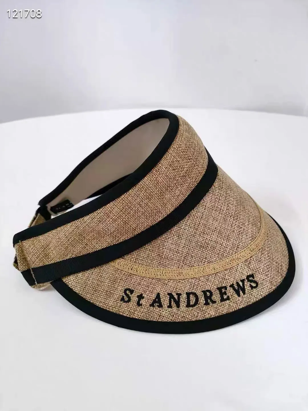 st-andrews-visiera-da-golf-da-donna-cappello-di-paglia-dal-design-aperto-cappello-sportivo-casual-in-tessuto-nuovo-cappello-elegante-e-versatile-in-stile-coreano