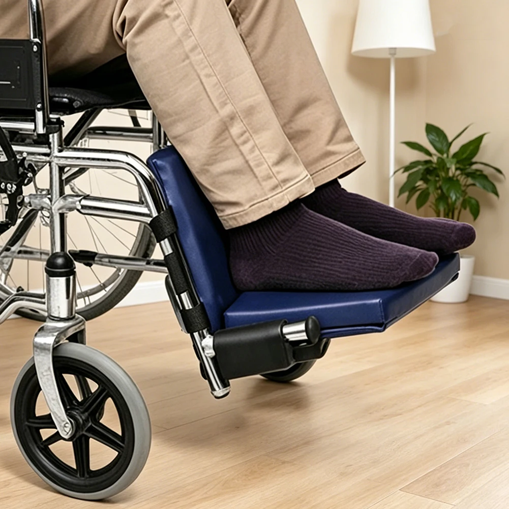 

Wheelchair Foot-Rest Extender Elevating Pad Comfort Calf Support Extension For Seniors Prevent Foot Slippage Skin Breakdown