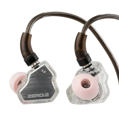 Imagen 2 del producto Crinacle Zero 2 auriculares con Cable, controlador dinámico IEM actualizado de 10mm, 7Hz, auriculares para juegos con Cable OFC IEM para músicos