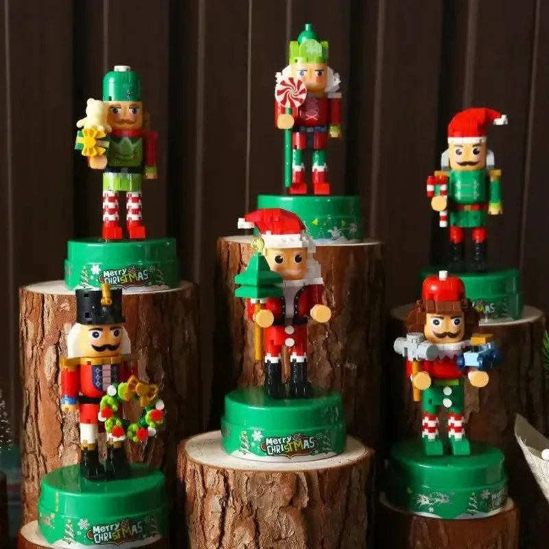 Colorful Nutcracker Figurines in Glass Domes for Holiday Decor and Festive Celebrations in Your Home