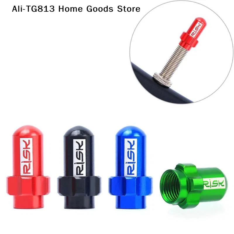 

[TG813]2Pcs Bicycle Valve Cap Dust Cover Lightweight Aluminum Alloy 7075 Road Bike Tire Valve Cover Caps Bike Repair Parts