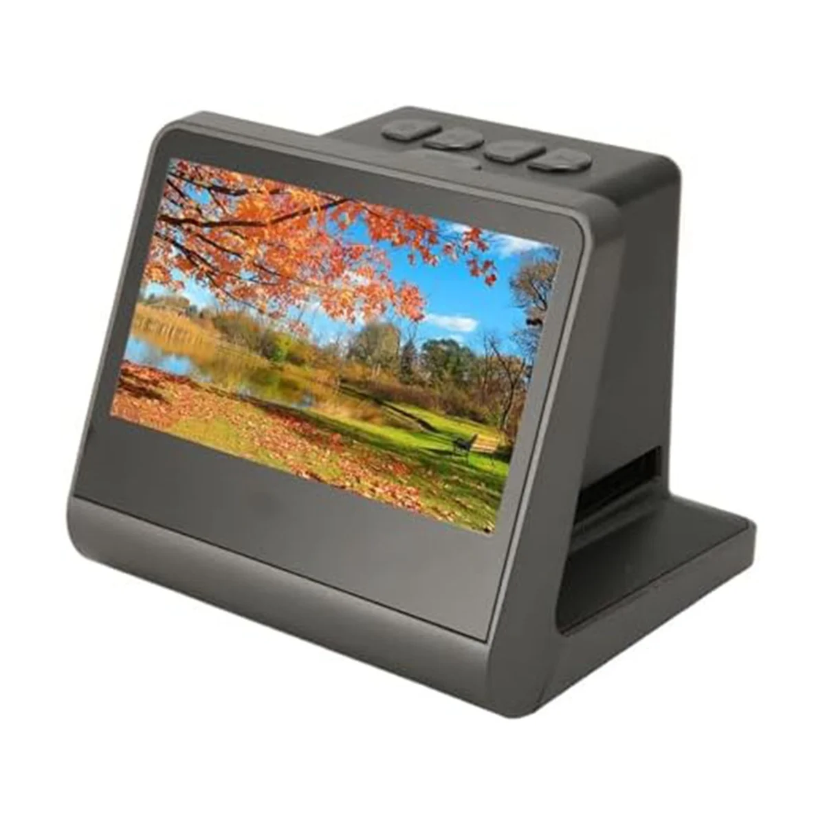 Digital Film Slide Scanner, Converts 135mm 110 126 and Super 8 Films Slides Negatives to High Resolution 48MP JPEGs