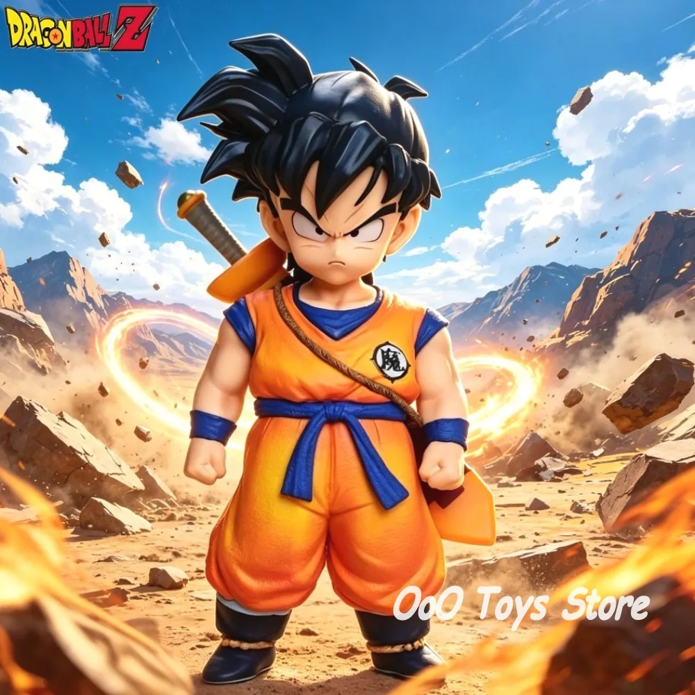 Anime-Figur mit Rückenschwert Gohan Dragon Ball Z Actionfiguren PVC-Statue Desktop-Ornament Sammlermodell Spielzeug Geschenke 17cm
