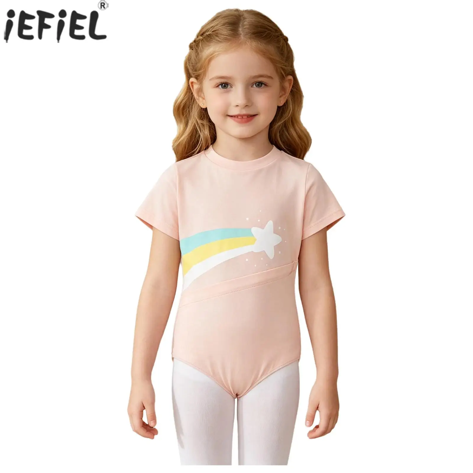 Kids Boys Girls Special Needs Adaptive Clothing Short Sleeve Zipper Feeding Tube Access Bodysuit Rompers for Wearing All Day