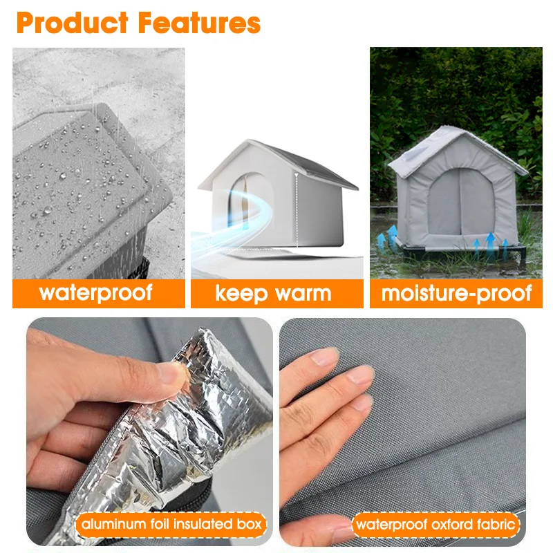 Foldable Waterproof Pet House 5