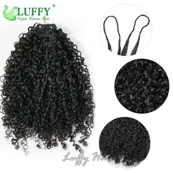 Crochet Human Hair Kinky Curly Human Hair Invisble Micro Loop Hair Seamless and Knotless Feather Crochet Hair Extensions