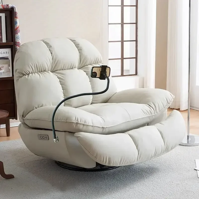 First-class space sofa cabin, single sleepable and reclined, electric multi-functional rocking chair, sofa, living room