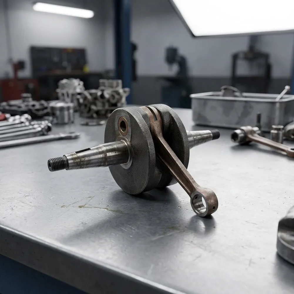 OEM-Spec Crankshaft 5000045036 Compatible with BS60-2 and WM80 Vibratory Plate Compactors for Continuous Field Operation