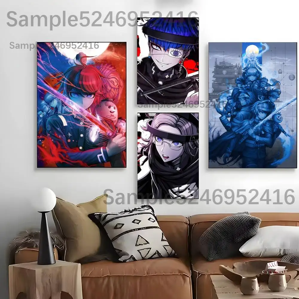 H-Hundred Line Last Defense Academy Poster For Fans Room Living Canvas Painting Print Pictures Wall Art Home Decor