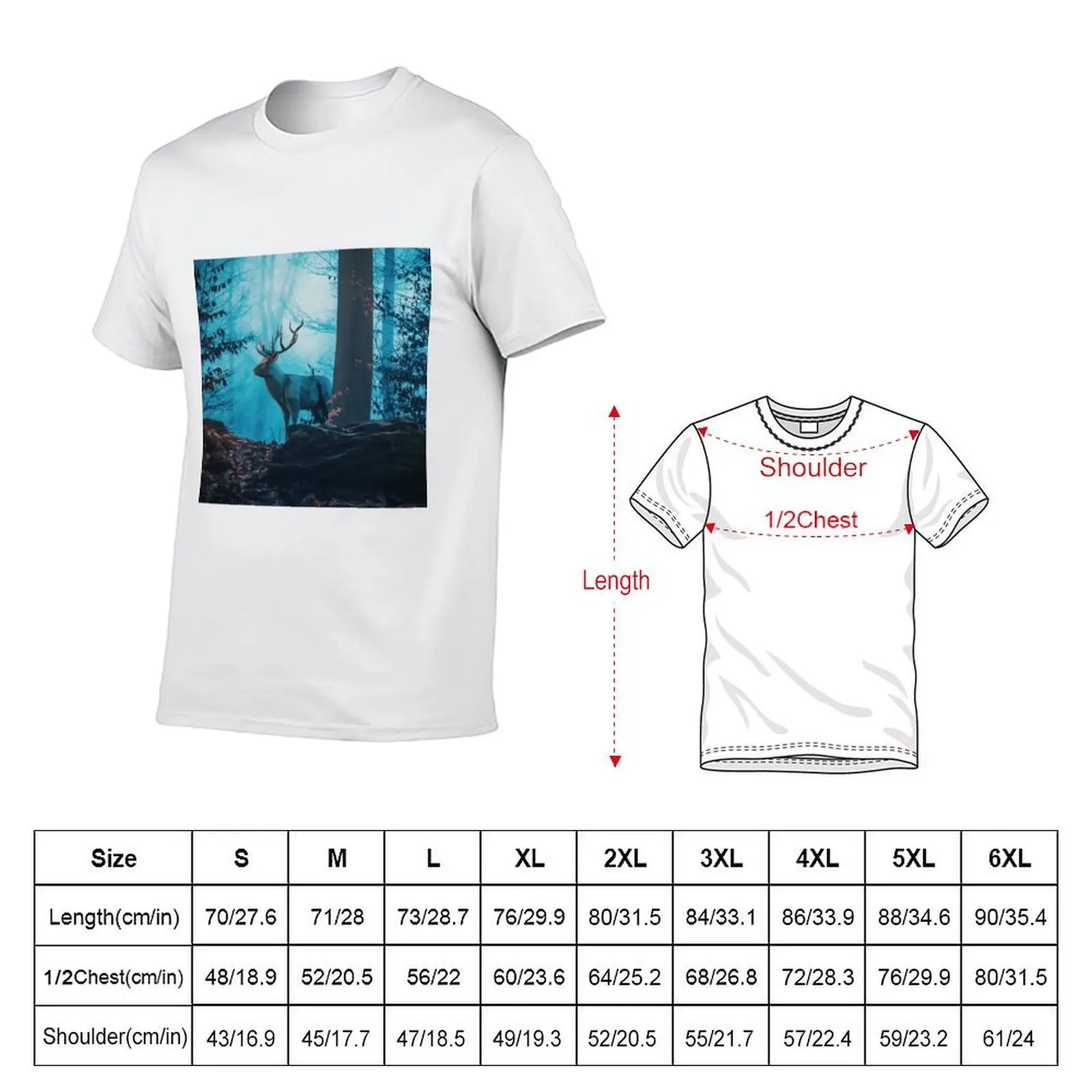 Blue Forest T-Shirt t shirts for man cotton funny cotton t shirts high quality T-Shirt