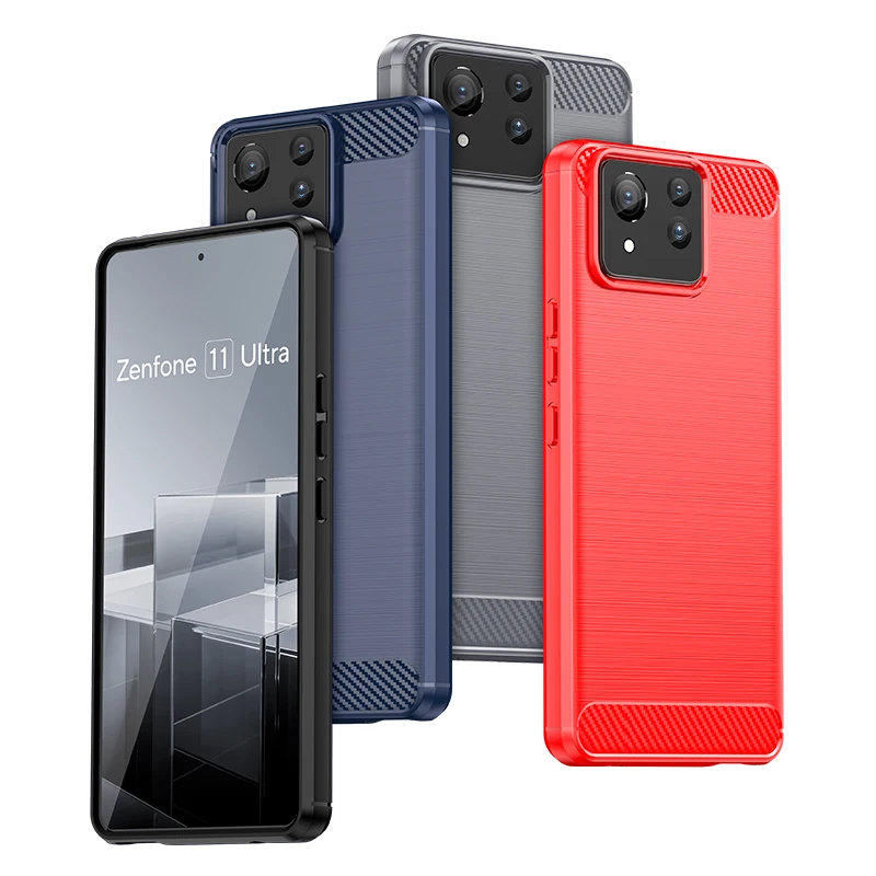 Shock Resistant Protective Phone Case For ASUS Zenfone 9 10 11 Ultra Soft Silicone TPU Back Cover Phone Cases