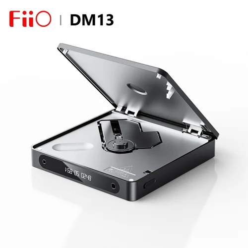 Imagen 1 del producto Reproductor de CD estéreo portátil multifuncional FiiO DM13 con batería de larga duración, compatible con raspado USB, óptico/coaxial/3,5 mm/4,4 mm
