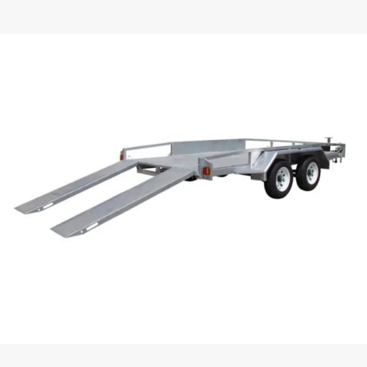 Light Weight Farm Car Trailer Hauler 2m Tow Bar 5000kg Payload