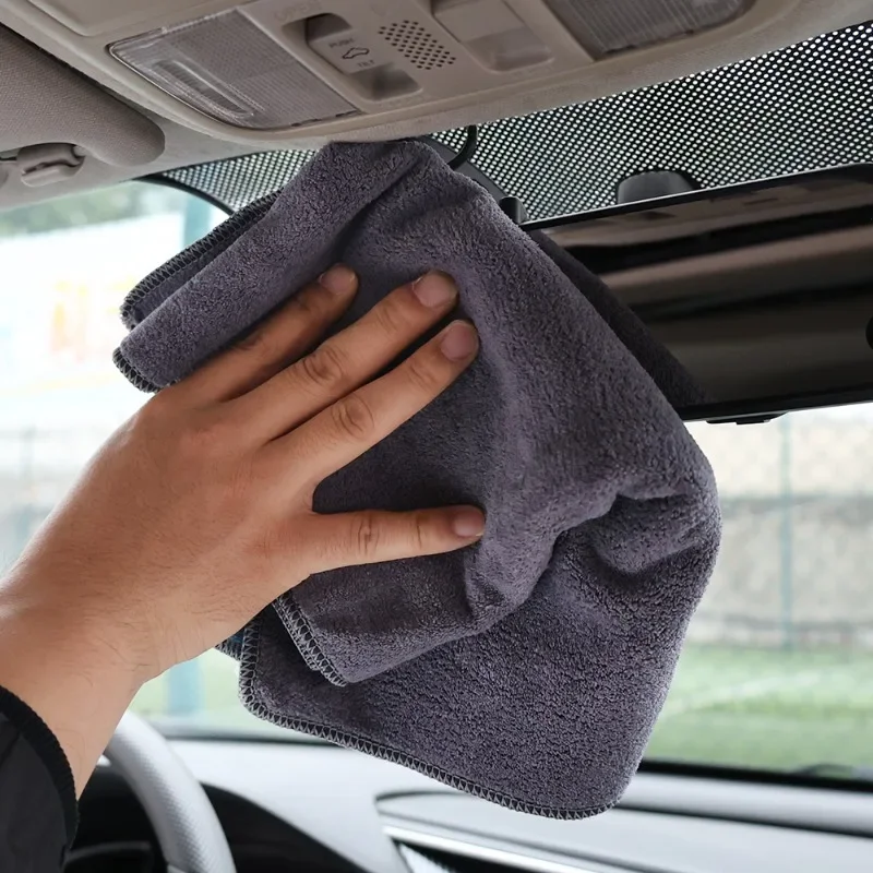 Microfiber Cleaning Towel Super Absorbent Thicken Soft Drying Wiping Cloth Window Glass Car Body Washing Towel Auto Supplies