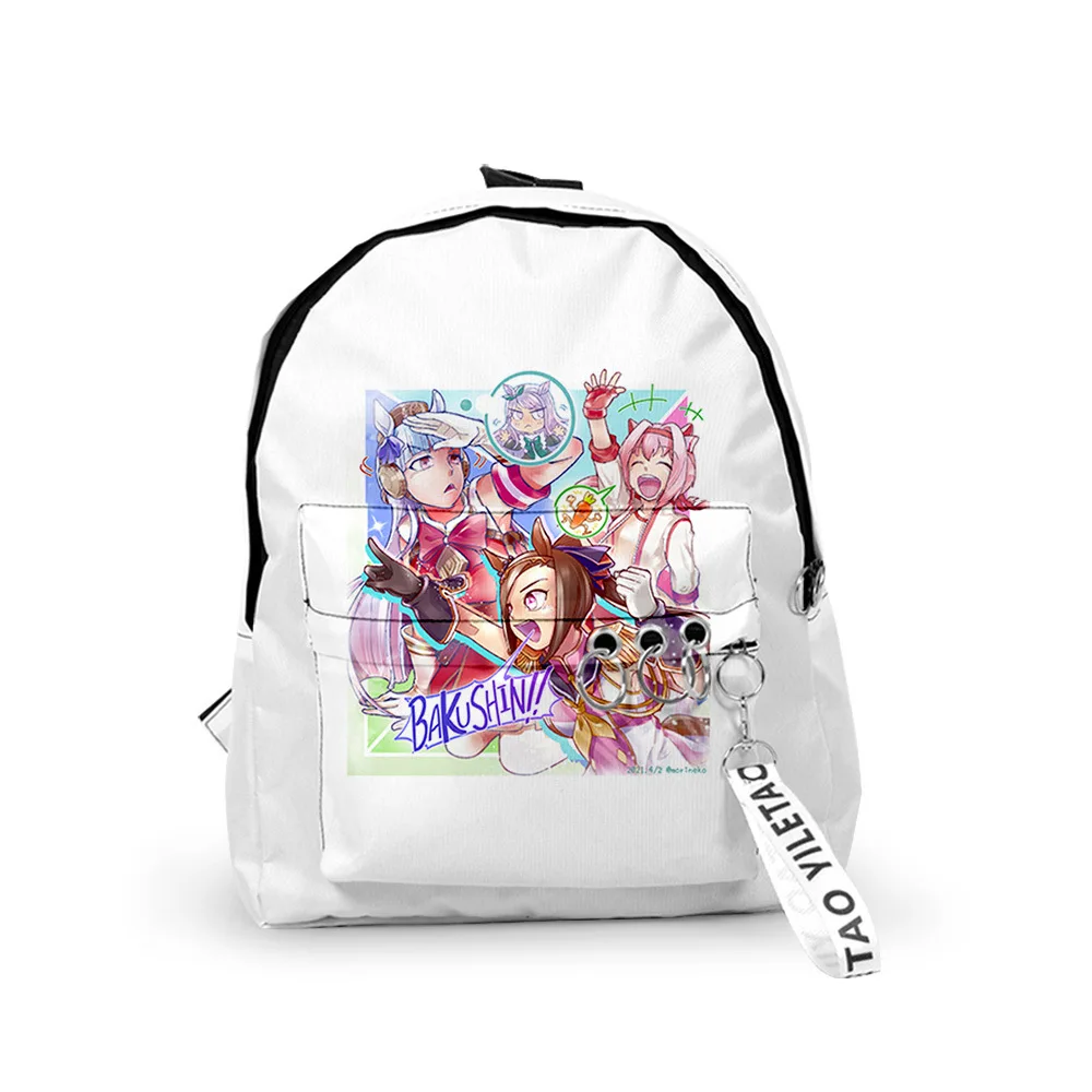 Popular Novelty Derby Notebook Backpacks Boys/Girls pupil School Bags 3D Print Keychains Oxford Waterproof Cute Small Backpacks