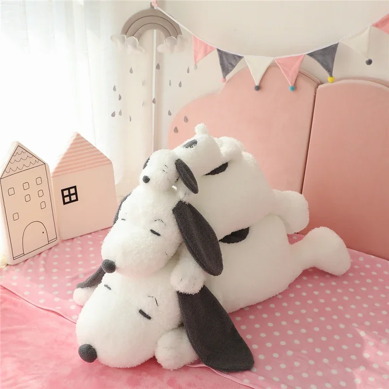 Cartoon Dog Plush Toy Stuffed Animals Soft Lying Puppy Doll Cute Sofa Cushion Baby Appease Pillow Room Decor Kids Birthday Gift