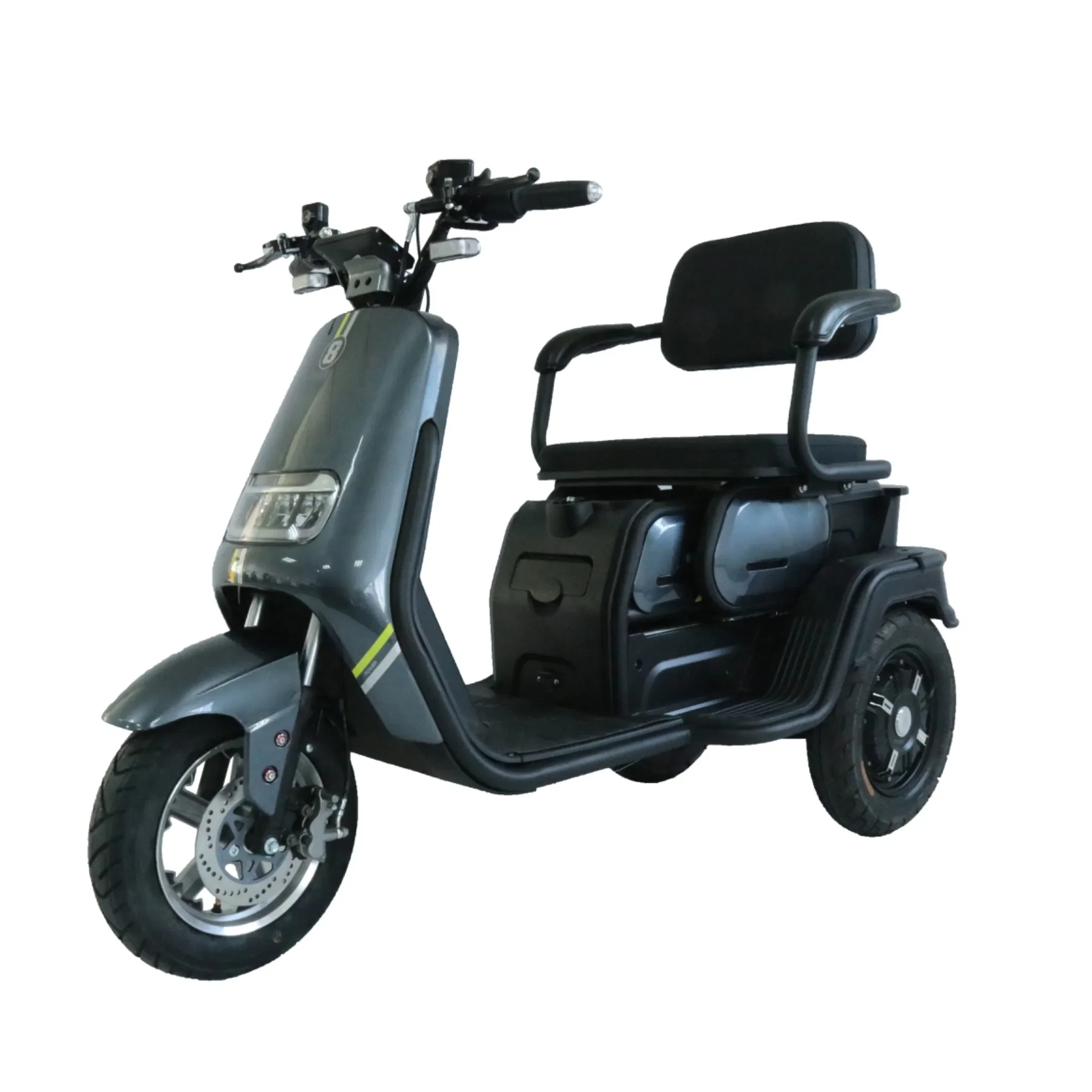 

3-колесный электрический самокат с сиденьем и спинкой для взрослых Senior E Trike