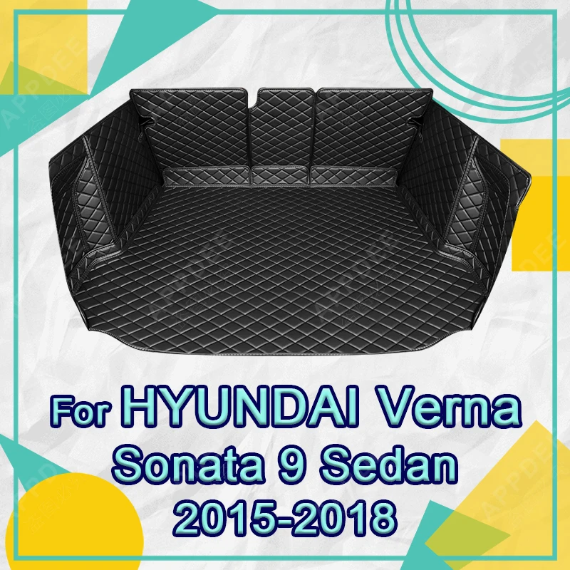 

Коврик для багажника Hyundai Sonata 9 седан 2015-2018 17 16