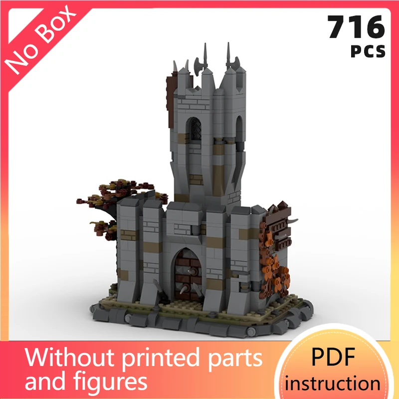 

стратегические сильфилд замок башня кирпичи средневековый королевство защитные блоки фракционная база архитектура moc здание военные блокики