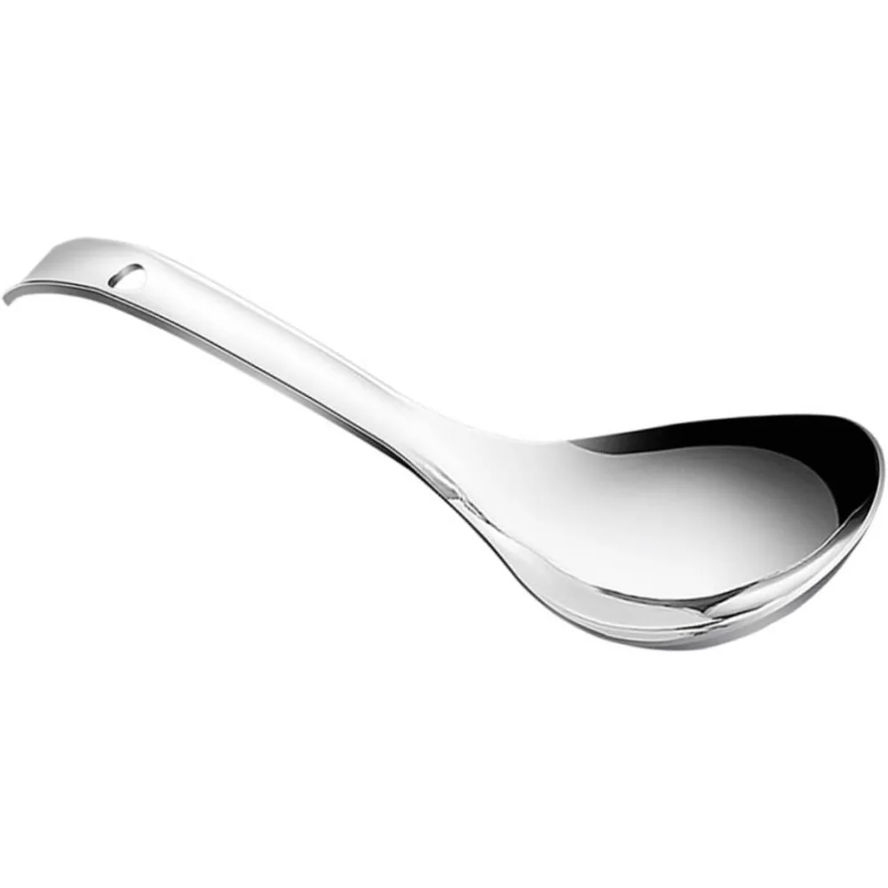 

Ложка для риса из нержавеющей стали, половник, детские столовые ложки, металлические лопатки для риса, китайская стоячая лопатка, кухонные лопатки для приготовления пищи, детские большие