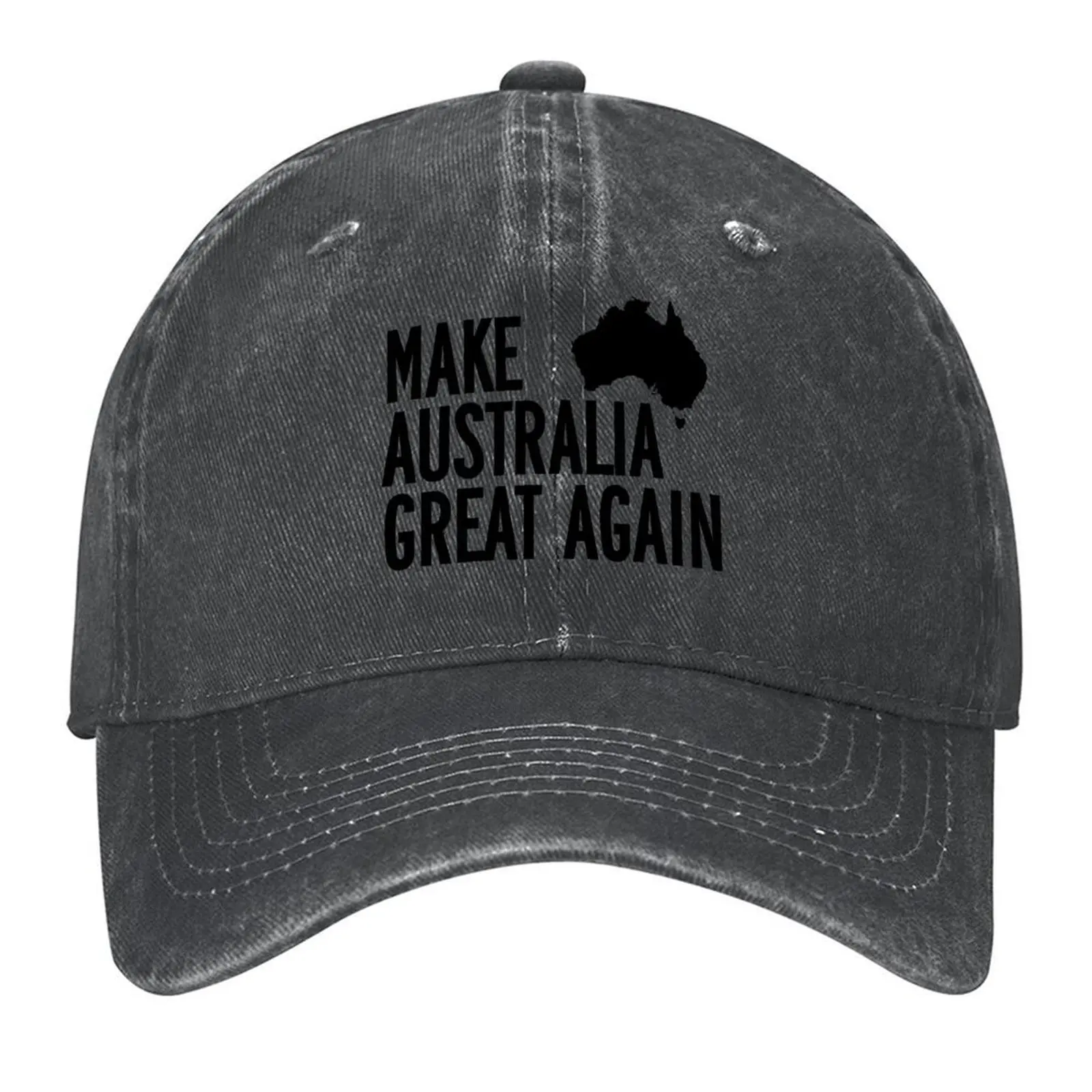 

Make Australia Great Again (MAGA) Map Black Baseball Cap Unique hats Hat Man For The Sun Luxury Cap Hood Women Caps Men's