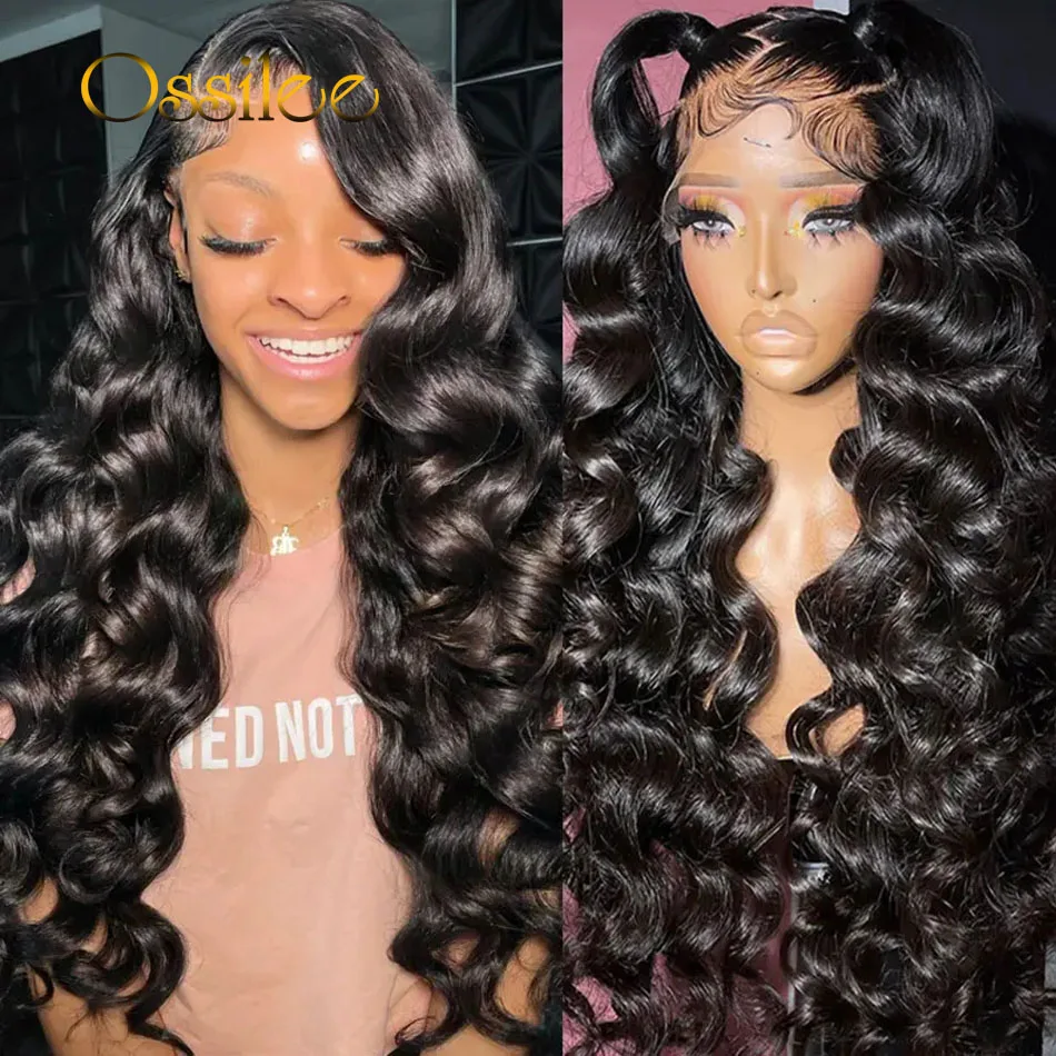 

Ossilee Loose Wave 13x6 HD Lace Frontal Wig 300% Density Curly Human Hair Wigs 13x4 Full Frontal Wigs Human Hair Pre Plucked