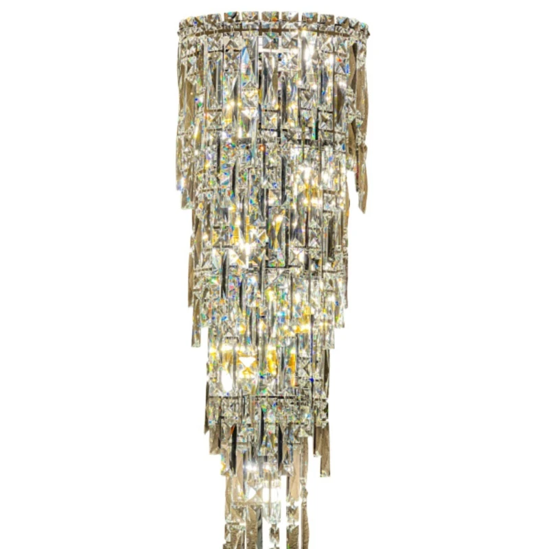 

Crystal wall lamp living room TV background wall bedroom modern simple light luxury atmosphere staircase decorative lamp