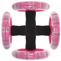 2Pcs Double Wheel Ab Roller Core Workout Abdominal Exercise Roller Multifunctional Fitness Equipment Home Office Use