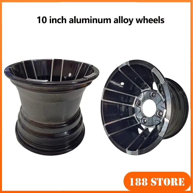 For 125cc 150cc 200cc 250cc ATV Quad Go Kart UTV Buggy Golf Cart  10inch Aluminum Alloy Wheel Hub Front & Rear Rim Parts