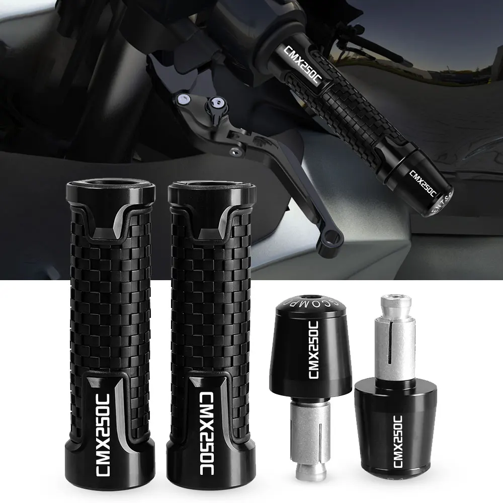 

Handle Grips Ends 7/8" Handlebar Rubber Gel Hand Grips Brake Hands FOR HONDA CMX250C 2004 2005 2007 2008 2009 2012 2013 2014