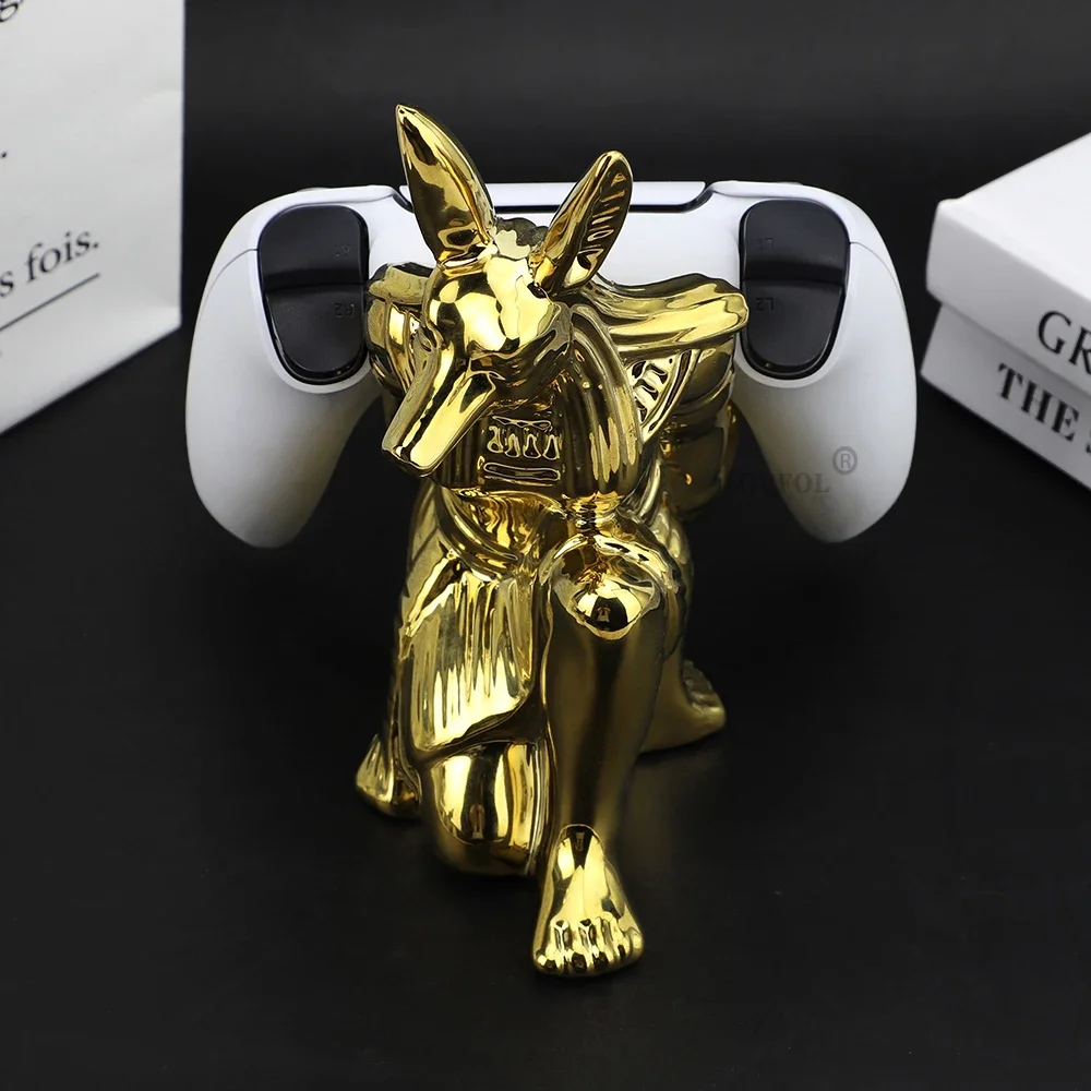 New  Anubis God Base Gamepad Holder for PS4/PS5/Xbox Mobile Phone Holder Universal Display Stand for Switch OLED Game Controller